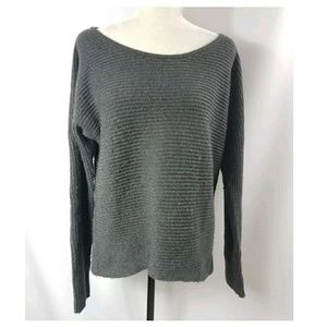 Athleta Gray Wool Blend Loose Fit Sweater Large